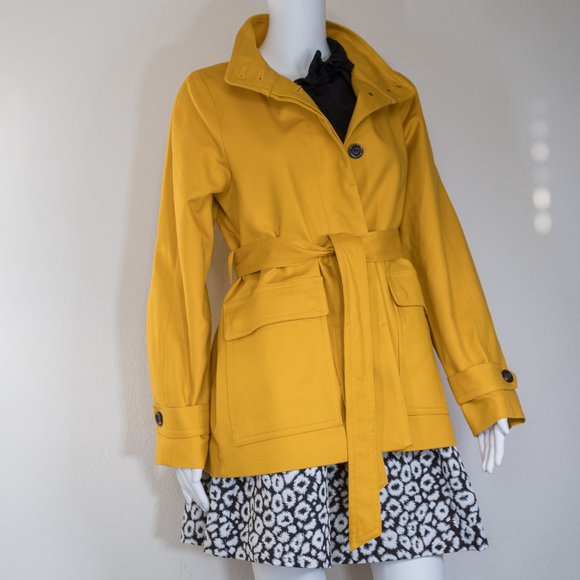 Ann Taylor Yellow Coat - Picture 4 of 10